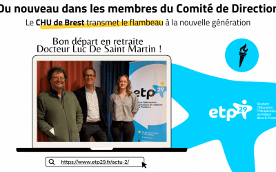Changement d’un membre au Comité de Direction