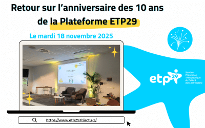 Retour sur l’anniversaire des 10 ans de la Plateforme ETP29
