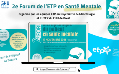 2ème édition du Forum ETP en santé mentale